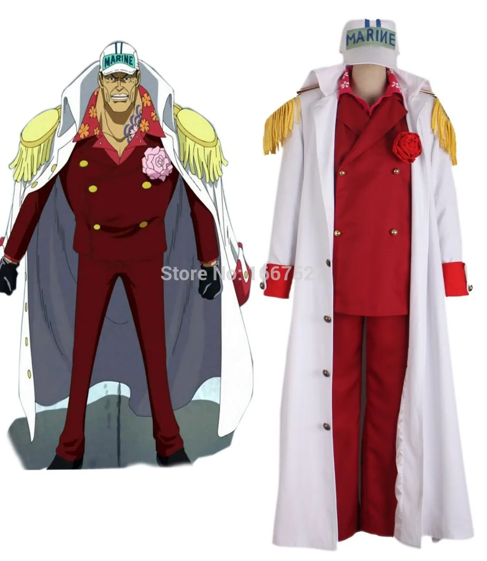 One Piece Red Dog Akainu Sakazuki Navy Admiral Uniform Anime Disfraces Cosplay Costume Cosplay Costumes Bleach Cosplay Redcosplay Costumes Death Note Aliexpress