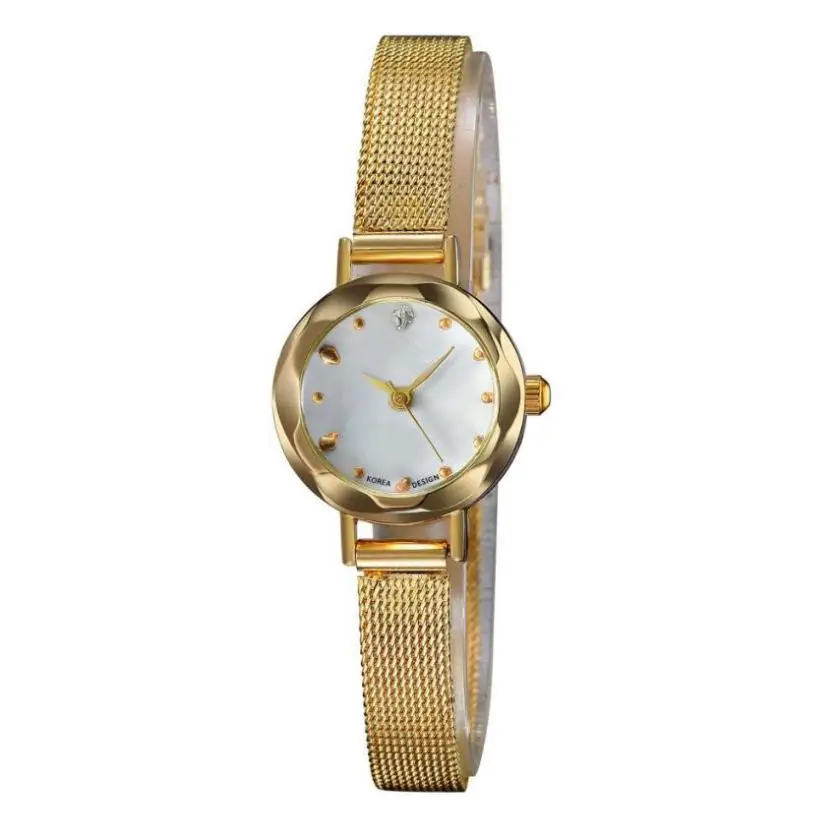 Luxury Brand Tiny Mesh Band Women Ladies Watches Casual Analog