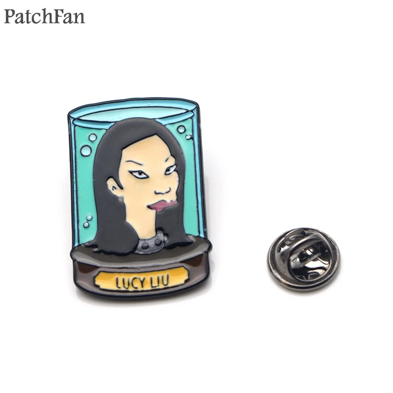 

Patchfan Futurama Zinc tie cartoon Funny Pins backpack clothes brooches for men women hat decoration badges medals A1523