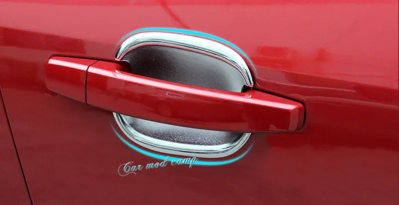 

ABS Car Side Door Handle Bowl Cover Trim 4pcs For Vauxhall Opel Mokka / Buick Encore 2013 2014 2015 2016 2017 Car Styling!