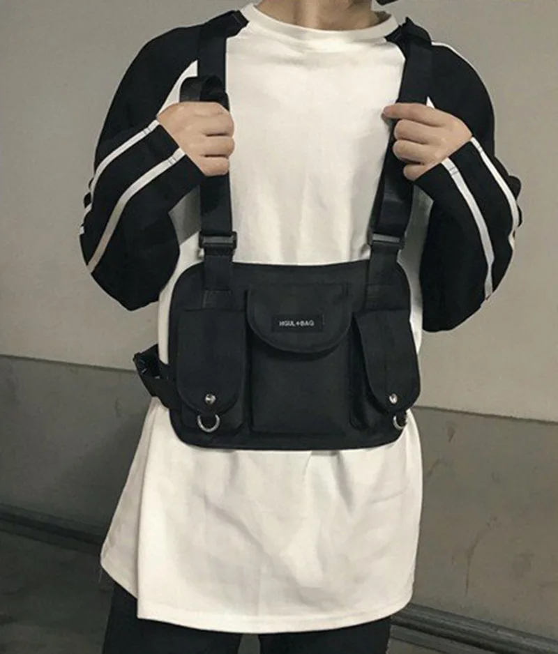 Hot Fashion Women Chest Bags INS Popular Outdoor Sport Waist Crossbody PUBG Female Bolsa Personality Unisex Shoulder Bag SS3498 (17)