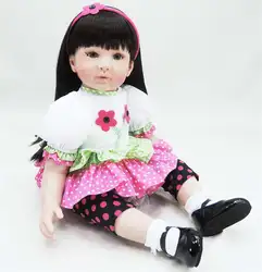 Bebe куклы 60 см Силиконовые Reborn Детские куклы игрушки 24 дюйма виниловые принцессы для маленьких девочек куклы для малышей подарок на день