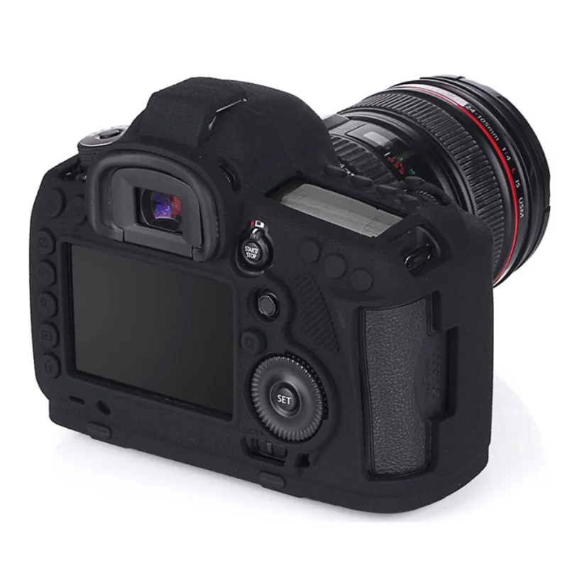 Мягкий силиконовый Камера сумка для Canon EOS 5D Mark III 5DS 5DR резиновая Камера случае Водонепроницаемый Крышка для SLR DSLR камера