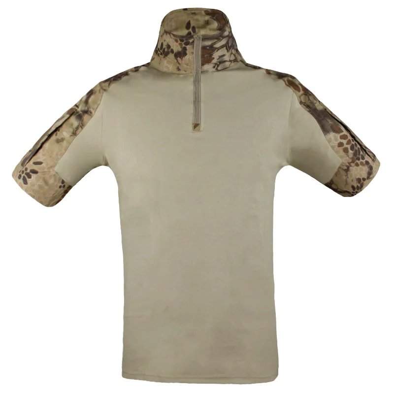 Летняя тактическая камуфляжная футболка для мужчин армейский Мультикам Военная Униформа короткая футболка Пейнтбол страйкбол рубашка
