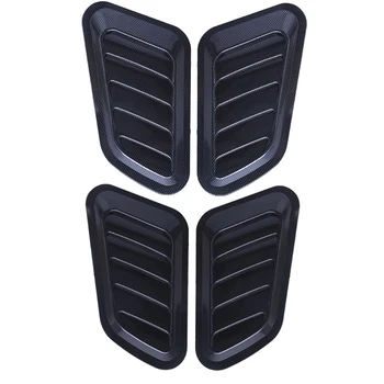 

1 Pair Universal Car Sticker ABS Decorative Air Flow Intake Bonnet Vent Cover Hood