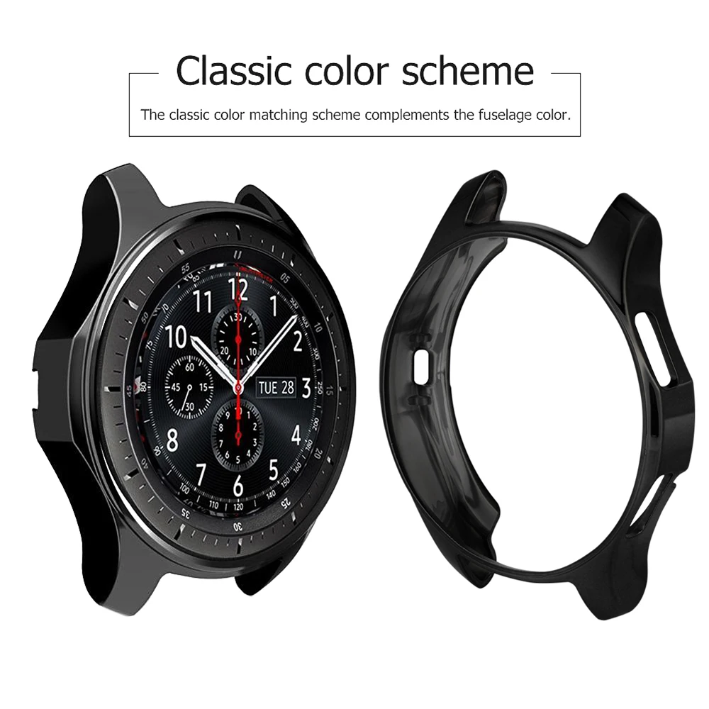 

46mm Protective Cover Slim TPU Watch Case for Samsung Gear S3 Galaxy Watch Anti Scratch