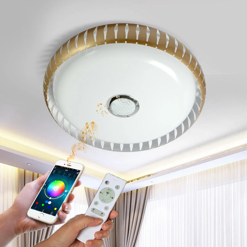 

Ceiling Lights LED Modern Lights For Living Room study room Guest room Bluetooth music ceiling light Veayas