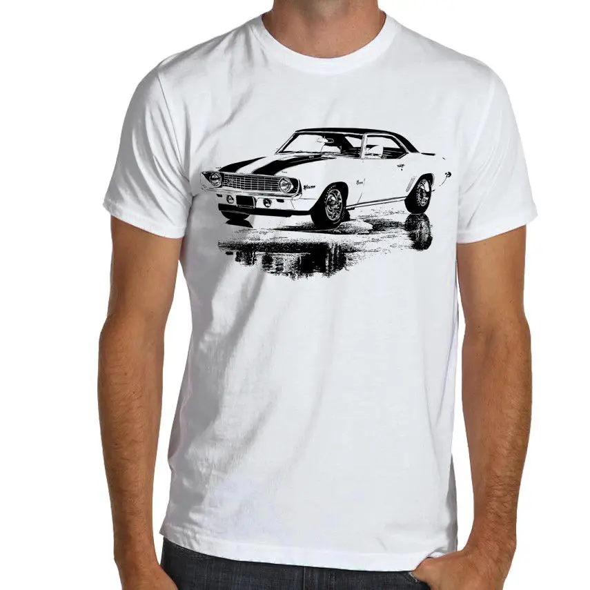 Мужская мягкая футболка CAMARO Z28 в американском классическом стиле несколько