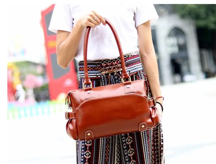 Sacs Noir En Femmes Sac Cuir Femme New Véritable Bandoulière Main marron bourgogne À Messenger Vintage Arrivalwomen 2018 6qfPgw