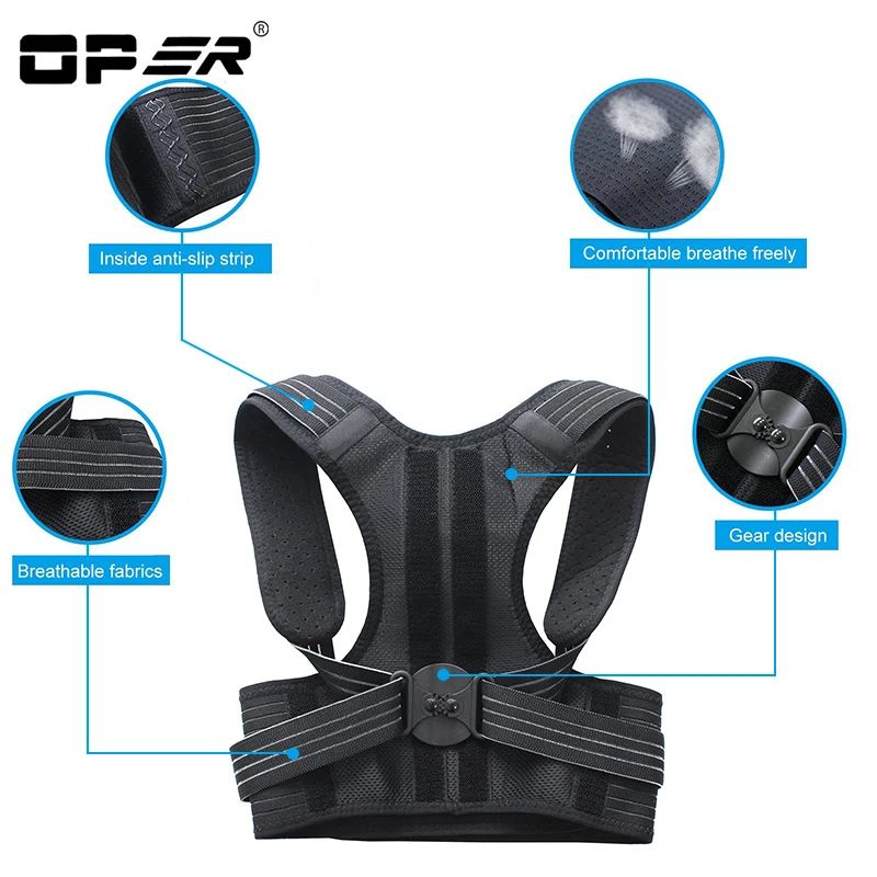 Oper Shoulder belt Coathanger Posture belt Magnetic Therapy Posture Pain Corrector Back Belt Brace Shoulder Support 1 Oper Shoulder belt Coathanger Posture belt Magnetic Therapy Posture Pain Corrector Back Belt Brace Shoulder Support 5