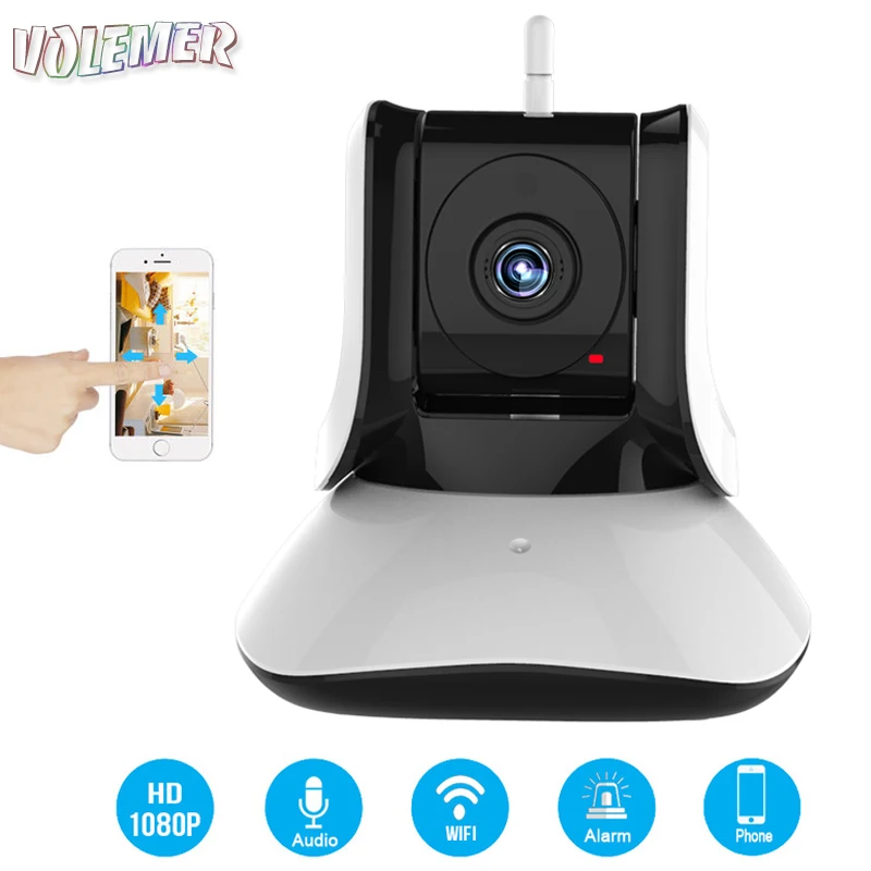 

Volemer Ip Camera Wifi Hd 1080P Infrared Night Vision Mobile Monitoring Home Security Baby Monitor Camcorder Support Ptz Control