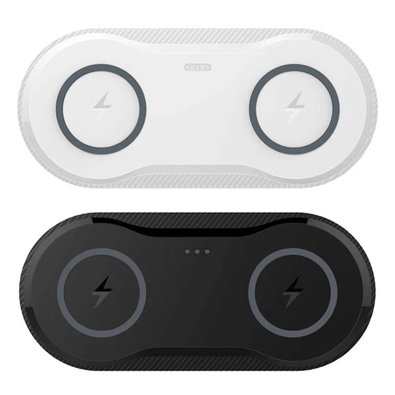 

Hot Sale Dual Wireless Charger Dual Pad Fast Charging for iphone samsung Xiaomi 10W Quick Charger Phone Qi Wireless Chargers