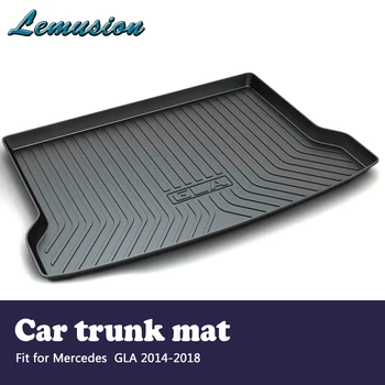 

1Set Car Cargo rear trunk mat For Mercedes GLA X156 2014 2015 2016 2017 2018 Boot Liner Tray Styling Anti-slip Mat Accessories