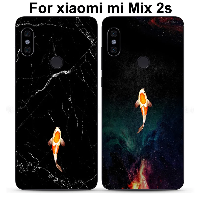 

2pcs For xiaomi mi Mix 2S case back cover Beautiful cartoon Soft shell For xiaomi mi Mix2S cases mi Mix 2 S phone case cover