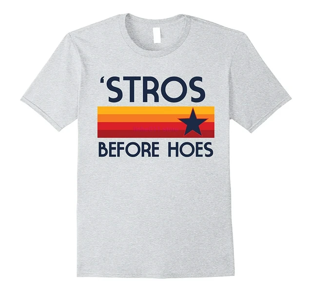 new men shirt STROS BEFORE HOES Houston Baseball throwback Astro shirt -  AliExpress