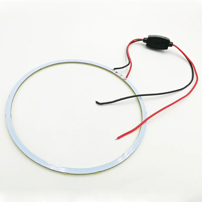 2 Pcs Super Bright COB Angel Eyes Ring 100mm COB LED Daytime Running Light Halo Ring.4