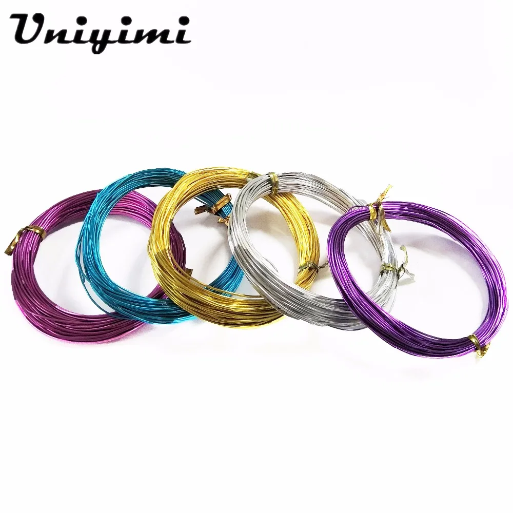 5Rolls/Lot Hot Aluminum Wires For Jewelry Making Findings Beading