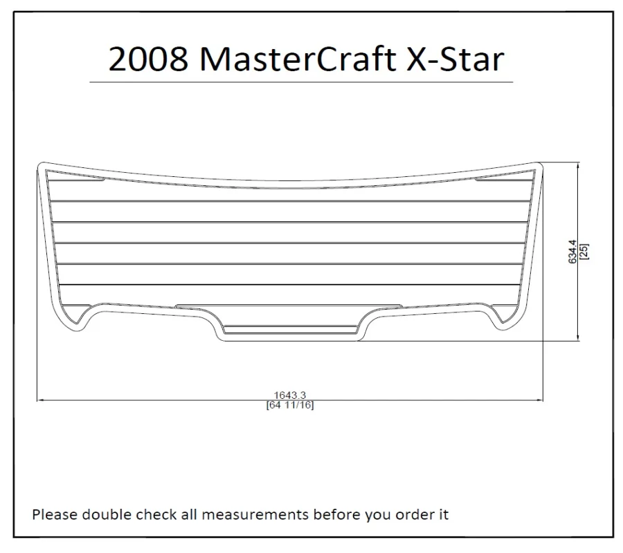 2008 мастеркрафт X-Star лодка плавающие платформы колодки 1/" 6 мм EVA тик настил