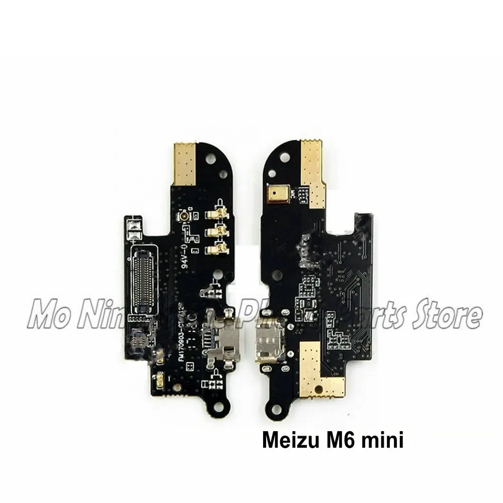 

New Microphone Module+USB Charging Port Board Flex Cable Connector Parts For Meizu M6 mini M6mini Replacement