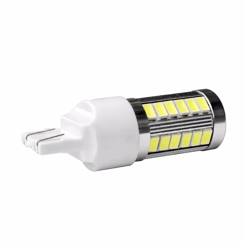 T20 7443 W21/5 W 33 SMD 5630 5730 Led Автомобильный задний указатель направления лампы Задний фонарь Авто Дневной ходовой свет Белый Красный Янтарный 12 В