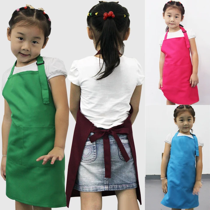 Little Chef For Kids Children Cooking Baking Tools Kitchen Dining Apron