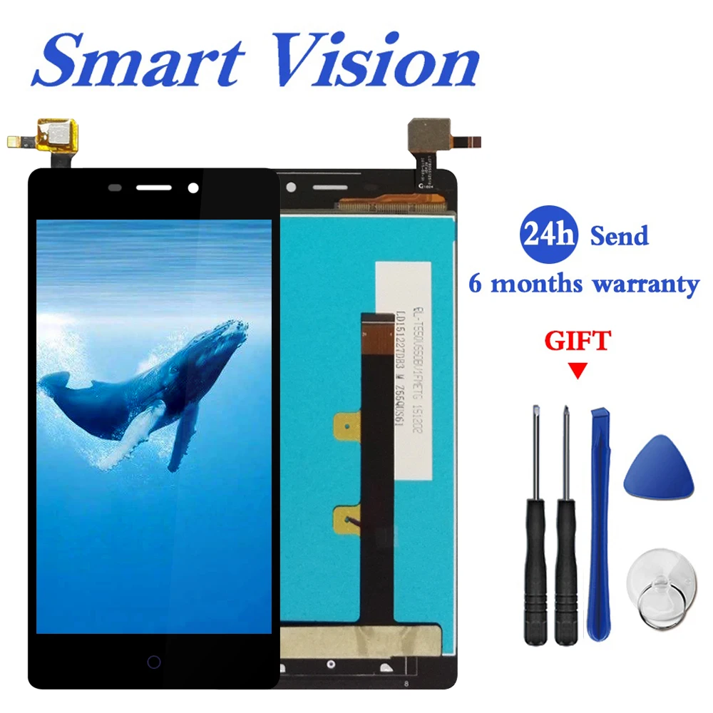Для zte Blade X9 Полный ЖК дисплей + сенсорный экран дигитайзер сборка запасные части 5