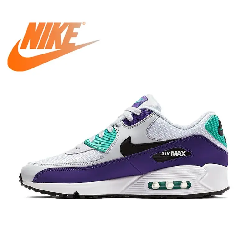 

Original Authentic NIKE AIR MAX 90 ESSENTIAL Men's Running Shoes Outdoor Sneakers Breathable 2019 New Color Matching AJ1285-103