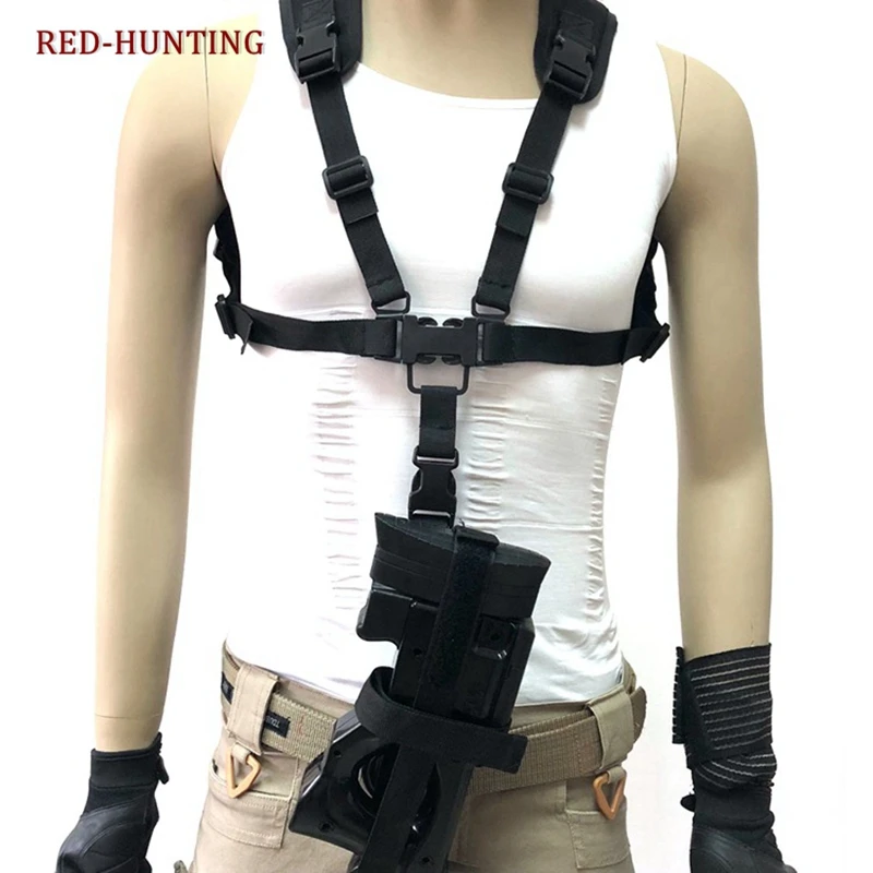 

Tactical Combat 1 Point Gun Sling Chest Shoulder Rifle GUn Bungee System Sling Strap for Shooting