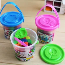 12 цветов/комплект слизи свет глины сушки воздуха супер свет глина, умный Пластилин Air мягкая полимерная глина игрушечные лошадки для детей