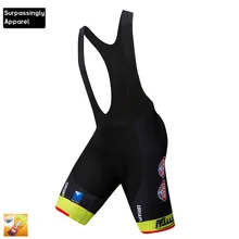 UCI World Tour команда Италия черный велосипедные нагрудники MTB велотрусы лайкра Ciclismo Bretelle для мужчин Culotte Hombre 16D