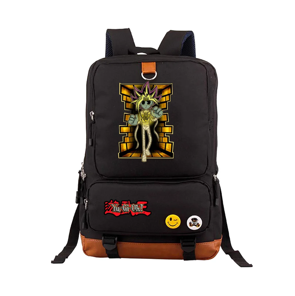 Anime Yu Gi Oh! Backpack Children Teens Students School Backpacks Yugi