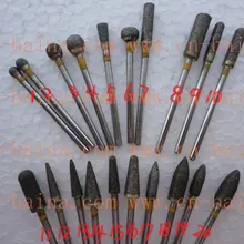 Стоматологический полный спеченный алмазный Бур 600 сетка шлифовальный полировальный шлифовальный станок отделка очень тонкий кончик головы 2,35 мм протез лаборатория