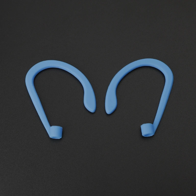 OOTDTY 1 Pair Earhook Holder For Apple AirPods Strap Silicone Sports Anti-lost Ear Hook