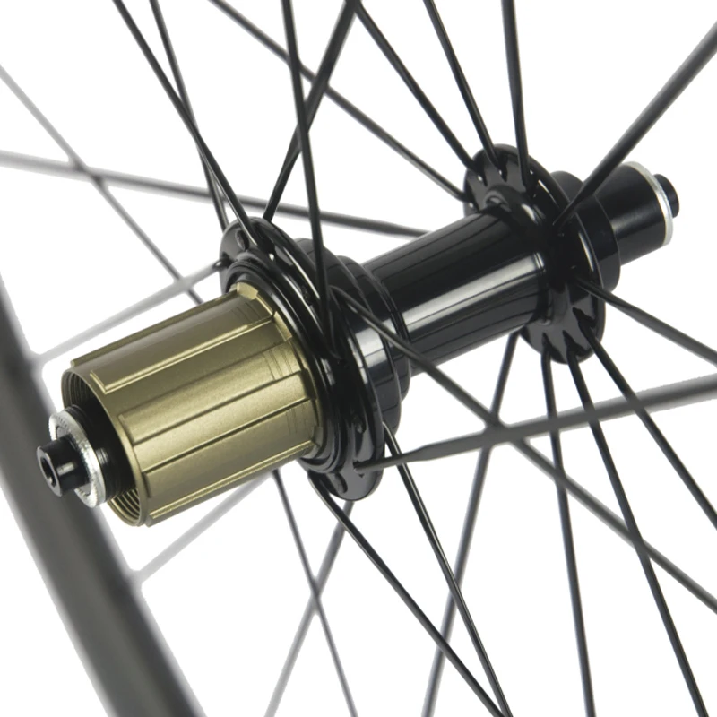 High Quality 700C Full Carbon Wheels 3K Matte Basalt Braking Surface Clincher Wheel 38mm High TG Carbon Wheelset Road Bike Wheel