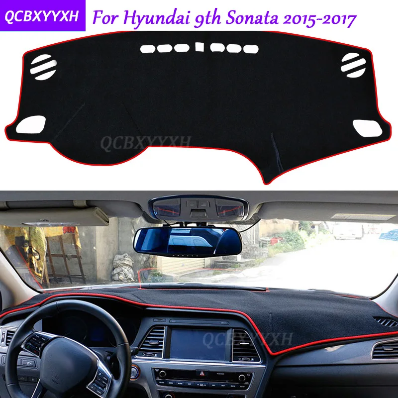 Коврик для приборной панели Hyundai Sonata 2015 2017 защитный коврик салона Photophobism теневая