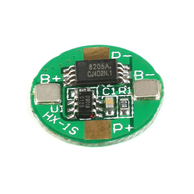 10 шт. 3,7 V 1S 2.5A 18650 Li-Ion BMS Защитная плата для литиевых батарей PCM PCB с защитой от перезаряда и разрядки