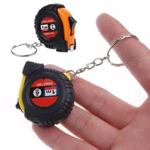 Retractable Ruler Keychain Tape-Measure Heart-Shaped Mini 1m