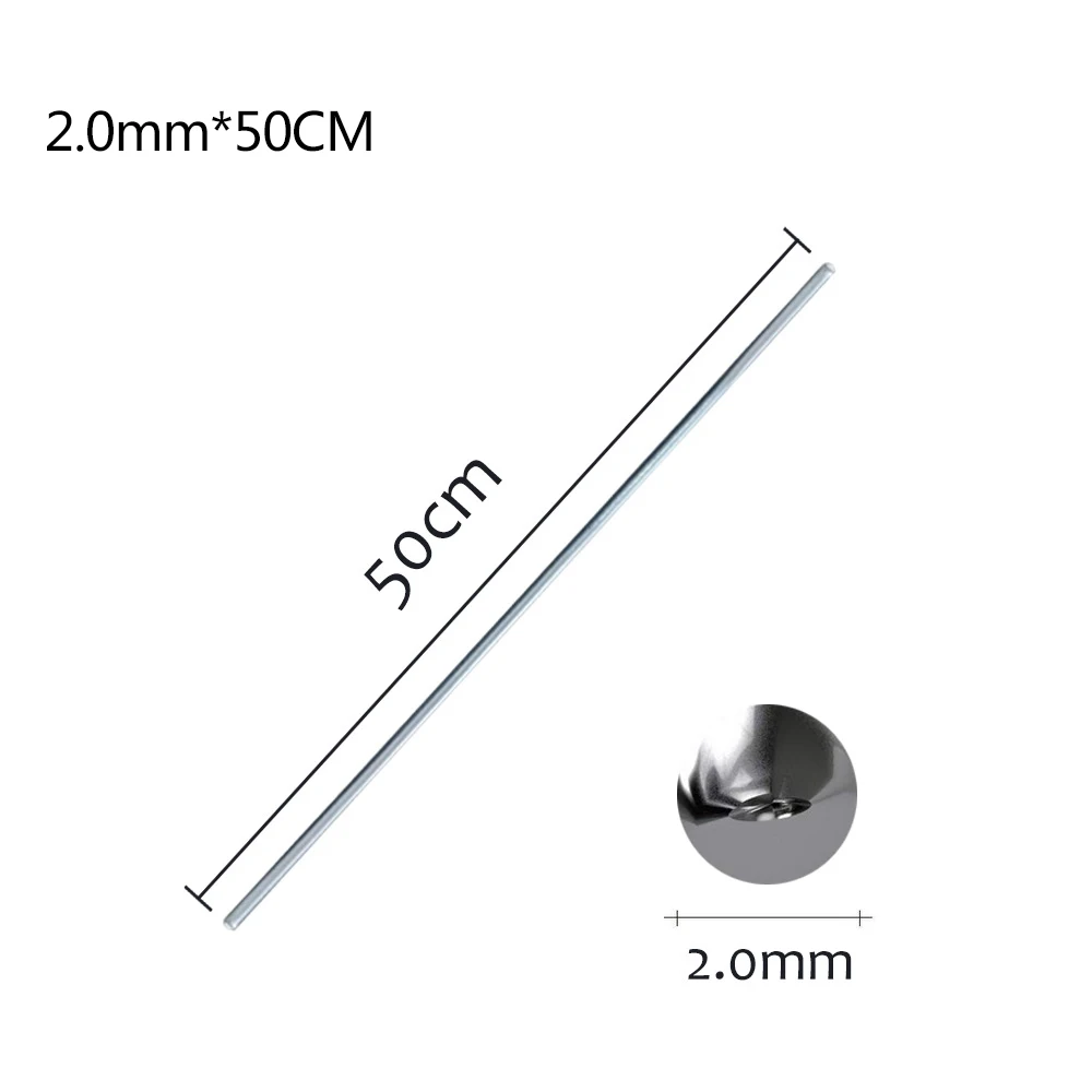 10 шт. 2 мм* 50 см низкая температура Алюминиевый припой Стержень сварочный провод флюс порошковый стержни для припоя нет необходимости порошковый припой