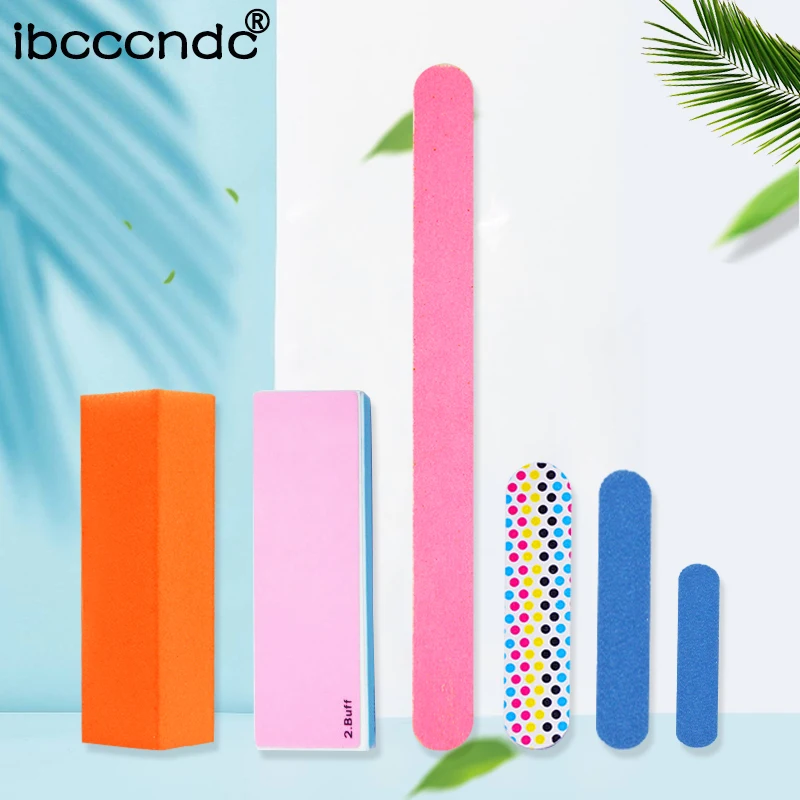 6 шт./компл. профессиональный инструмент прямоугольная ногтей Шлифовальные Файлы буферный блок ногтей Книги по искусству салон Маникюр Педикюр Уход Инструменты комплект