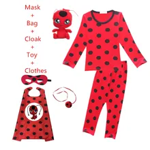 Ladybug Girls Costumes Christmas Clothing For Girls Kids Ladybug Marinette Cosplay Girl Dress Clothes Ladybug Girls Costumes Christmas Clothing For Girls Kids Ladybug Marinette Cosplay Girl Dress Clothes