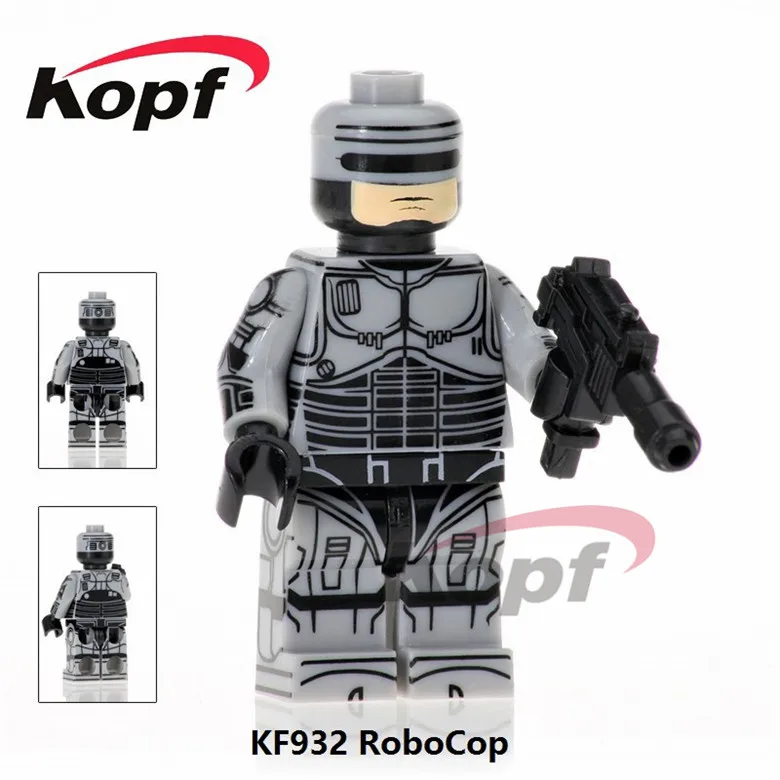 20Pcs KF932 Robocop Movie Alex J. Murphy Wars Voltron Team Godmars Building Blocks Gift Toys for children Super Heroes KOPF