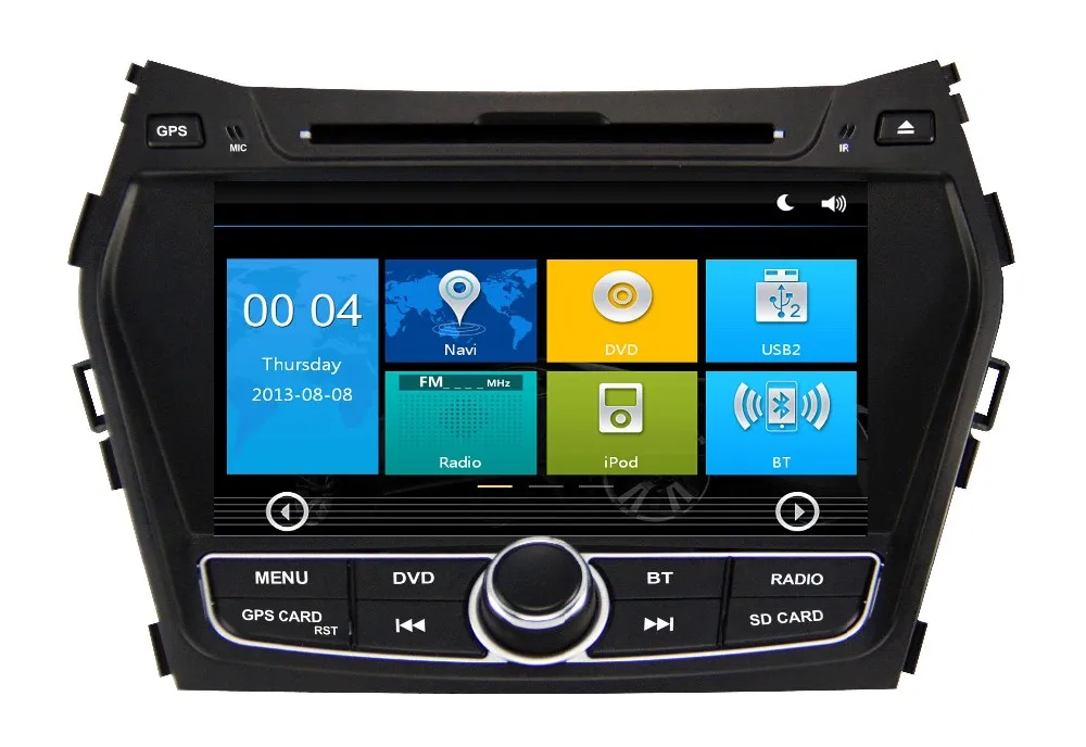 china shenzhen OEM ODM car dvd headrest monitor for Hyundai Santa fe