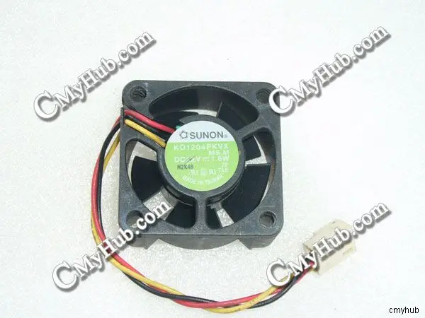Подлинный для SUNON KD1204PKVX M S.M 12 В постоянного тока 1 6 Вт 3-контактный 3-проводной 4020