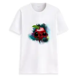 Hillbilly Cmk256 Повседневная Новая женская рубашка с круглым вырезом с мультяшным креативным принтом Bad Apple с коротким рукавом хлопковая футболка