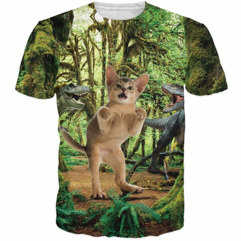 T-Rex Cat T-Shirt