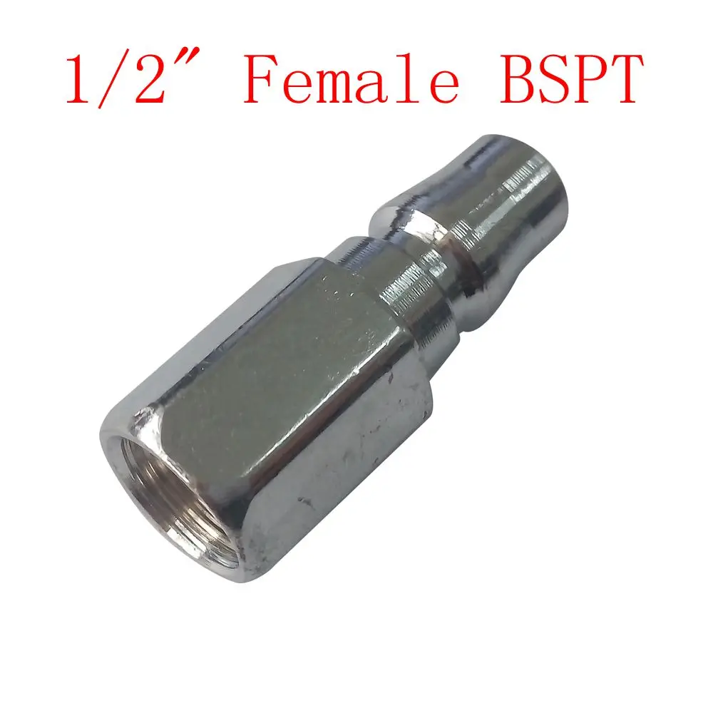

Pack of 5 1/2" Female BSPT Quick Coupler Plug Fitting For Air Compressor Hose