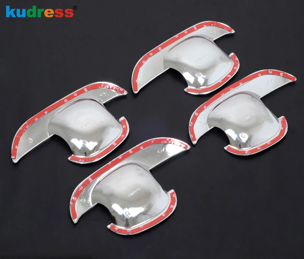 4 шт. хромированные накладки на дверные ручки для KIA Sportage 2008 2009 2010|door handle bowl covers|chrome
