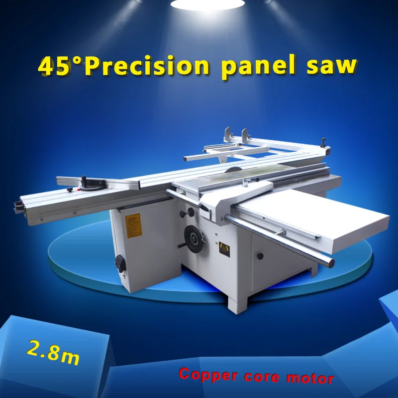 45 градусов раздвижной стол пила по дереву 2800 мм режущий станок прецизионная панель пила по дереву