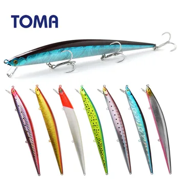 

TOMA New Suspend Wobbler Fishing Lure 175mm 27g Slow Floating Minnow Crankbait Bass Pike Bait Fishing Tackle