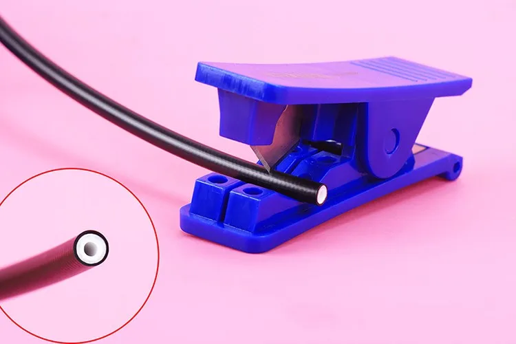 Bicycle 5mm LINED brake cable housing kit BMX MTB COBALT BLUE PURPLE BRAID